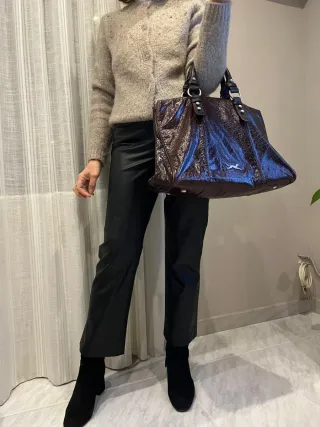 Bolso shopper Bimba y Lola charol