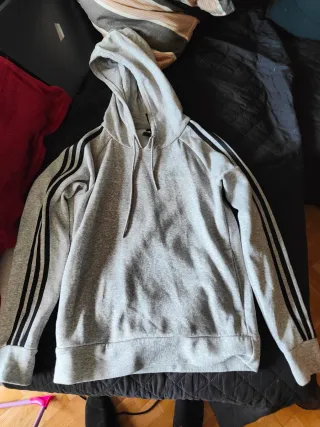 Sudadera Adidas Essentials Mujer Gris