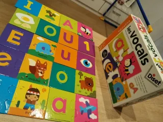 Puzzle infantil letras y vocales Diset