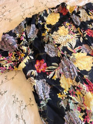 Kimono Becksöndergaard floral talla única