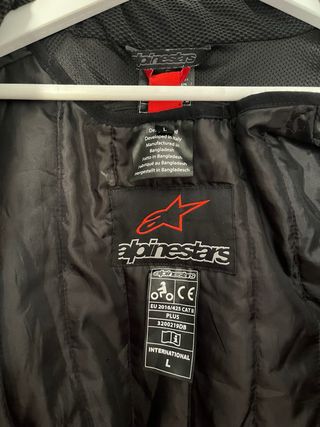 Chaqueta Moto Alpinestars Negra