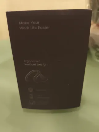 Mouse Wireless Ergonomico Nero