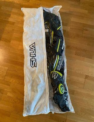 Mono de moto SHUA negro y amarillo