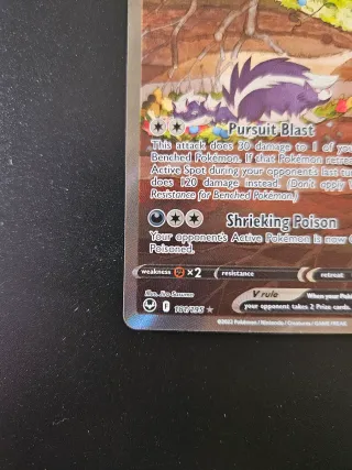 Skuntank V SIT 181 Carta Pokémon
