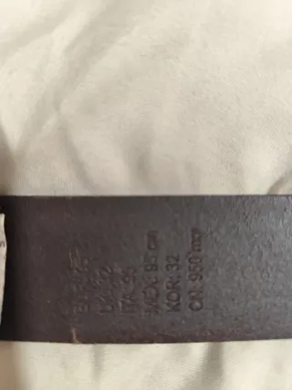 Cinturón de cuero hombre