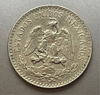 10 monedas México de .720 y una de .420; 1920-1945