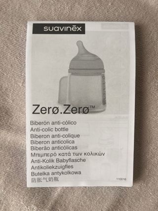 2 Biberones Suavinex anti cólicos 180ml Newborn