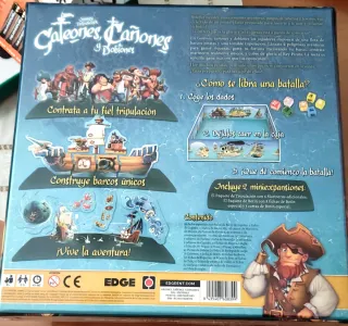 Juego de mesa Galeones, Cañones y doblones