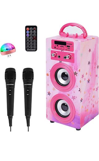 Karaoke Portátil DYNASONIC (025-15 luz)