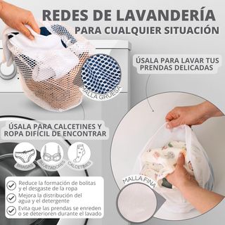 Bolsa para ropa sucia, resistente, lavadora