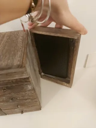 Portagioie grande in legno