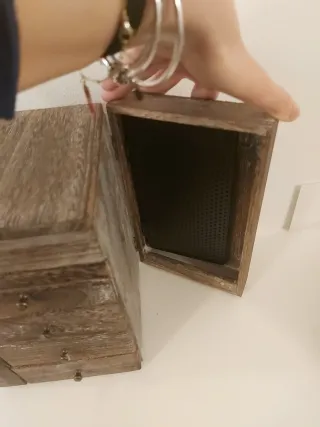 Portagioie grande in legno