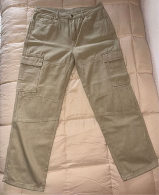 Pantalones cargo verde oliva