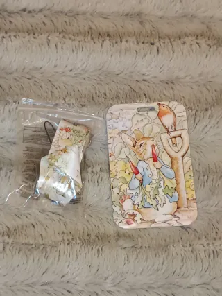 Portatarjetas y cinta Peter Rabbit