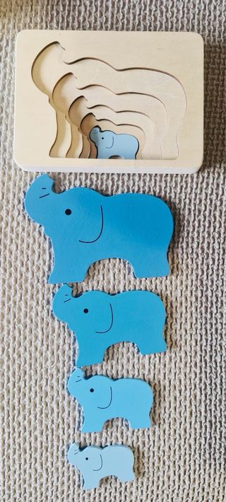 Lote juegos educativos: bloques, puzzle, encajable