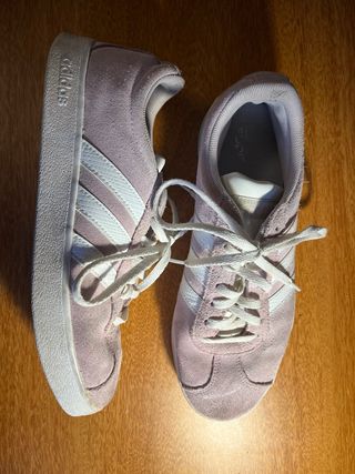 Zapatillas Adidas VL Court 2.0 Rosa T. 39.5