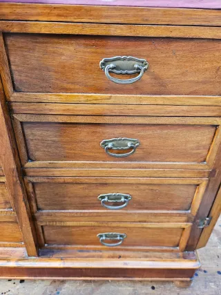 Cassettiera ufficio antica in legno