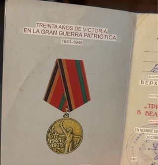 Medalla Conmemorativa Soviética 2ª Guerra Mundial