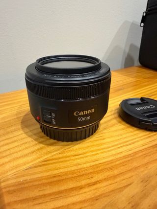 Canon 50mm f/1.8 Objetivo con filtro UV