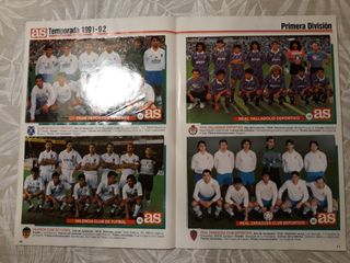 Álbum Liga 91/92 Cromos Gigantes AS