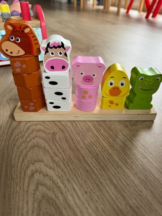 Lote Juguetes Madera Educativos