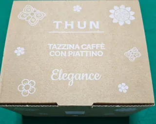 Tazzina caffè Thun Elegance con piattino