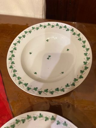 Sei piatti fondi Vienna porcellana