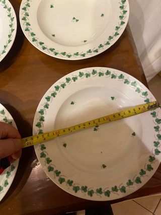 Sei piatti fondi Vienna porcellana