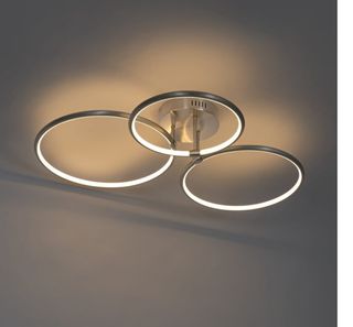 Lámpara Techo LED Aro Regulable 4 Luces