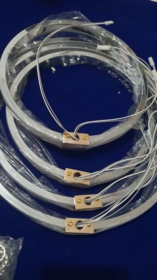 Lámpara Techo LED Aro Regulable 4 Luces