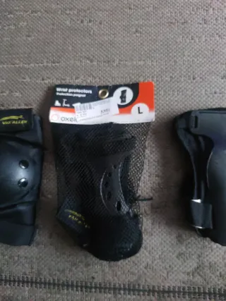 Protecciones Patinaje Talla L manos y M Rodilleras