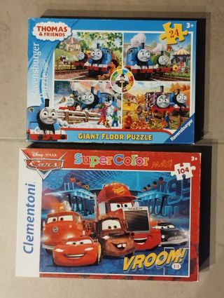 Lotto 2 puzzle Thomas & Friends e Cars