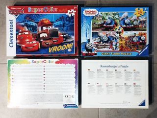 Lotto 2 puzzle Thomas & Friends e Cars