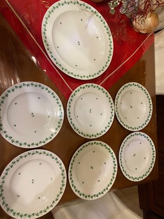 Set 6 piatti piani e 1 grande Vienna