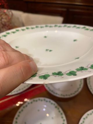 Set 6 piatti piani e 1 grande Vienna