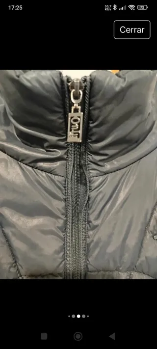 Chaqueta acolchada azul