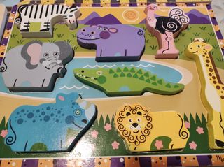 Pack 6 puzzles infantiles