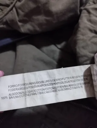 Chaqueta XDYE verde militar con capucha