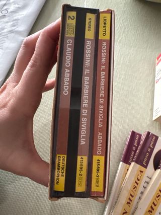 Lote 3 CDs Música Clásica: Rossini, Verdi, Bach