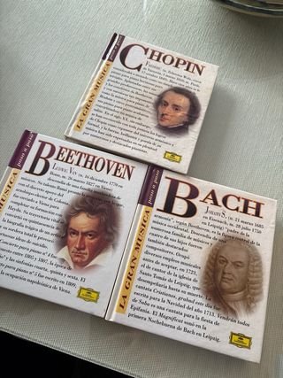 Lote 3 CDs Música Clásica: Rossini, Verdi, Bach