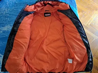 Giacca bambino mimetica con cappuccio