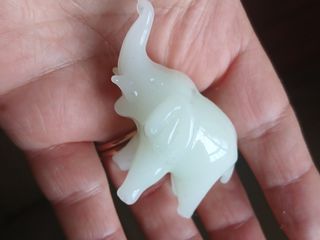 Statuina Elefantino Giadeite