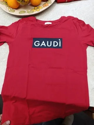 T-shirt GAUDÌ rossa ragazzo