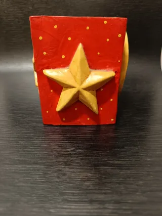 Cubo escritorio madera.