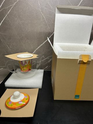 Teiera Thun in vetro trasparente - Nuova