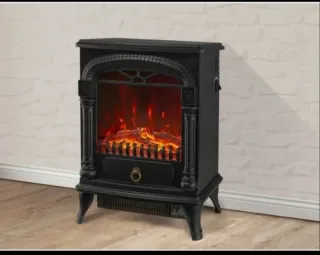 Estufa chimenea eléctrica negra SIN ESTRENAR