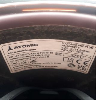 Casco de esquí Atomic talla S (51-55cm)