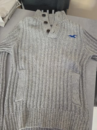 Jersey Hollister Gris