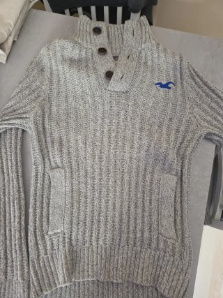 Jersey Hollister Gris