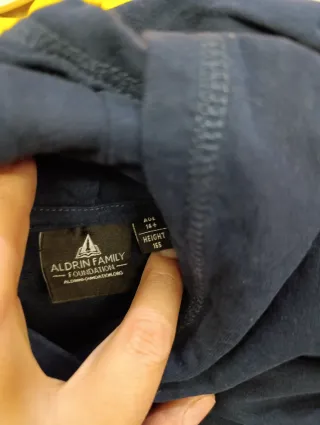 Felpa NASA con cappuccio e bandiera USA